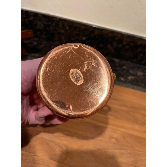 Solid Copper Cheese Shaker Brass Handle and Plaque - Picture 6 of 7